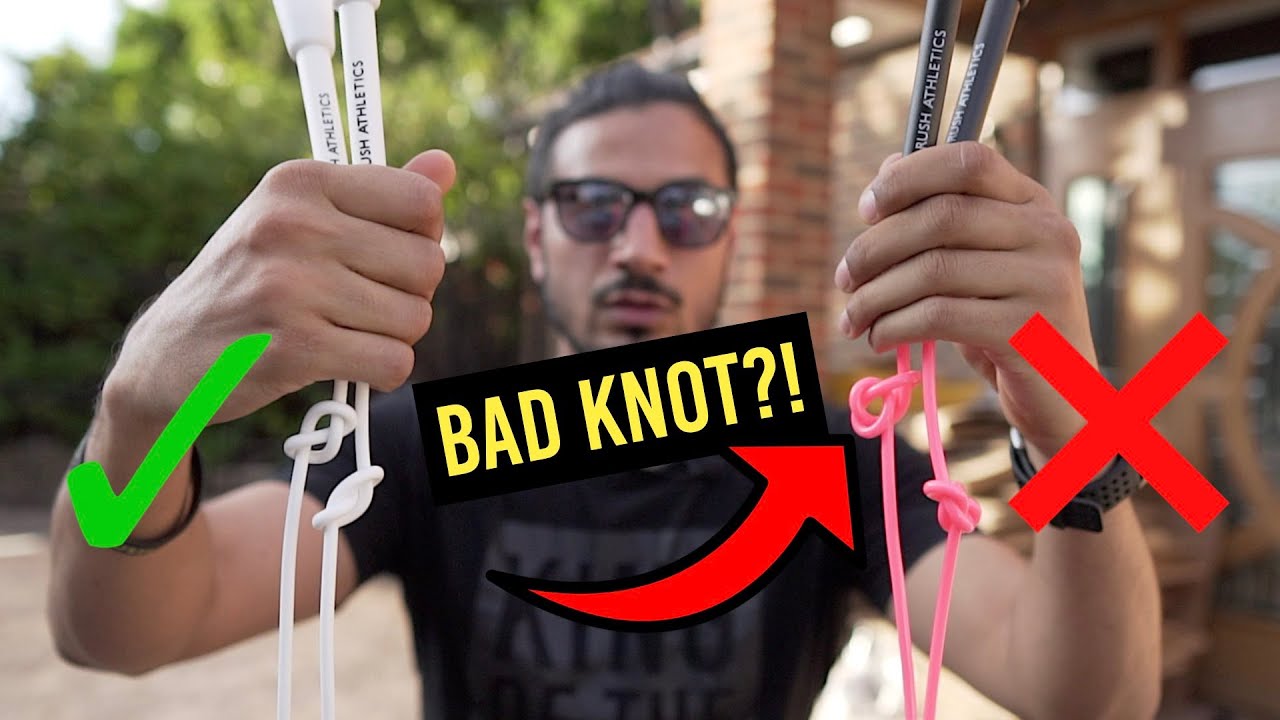 BETTER SKIPPING!? HOW TO KNOT YOUR JUMP ROPE CORRECTLY! Subscriber Teaches Rush Athletics