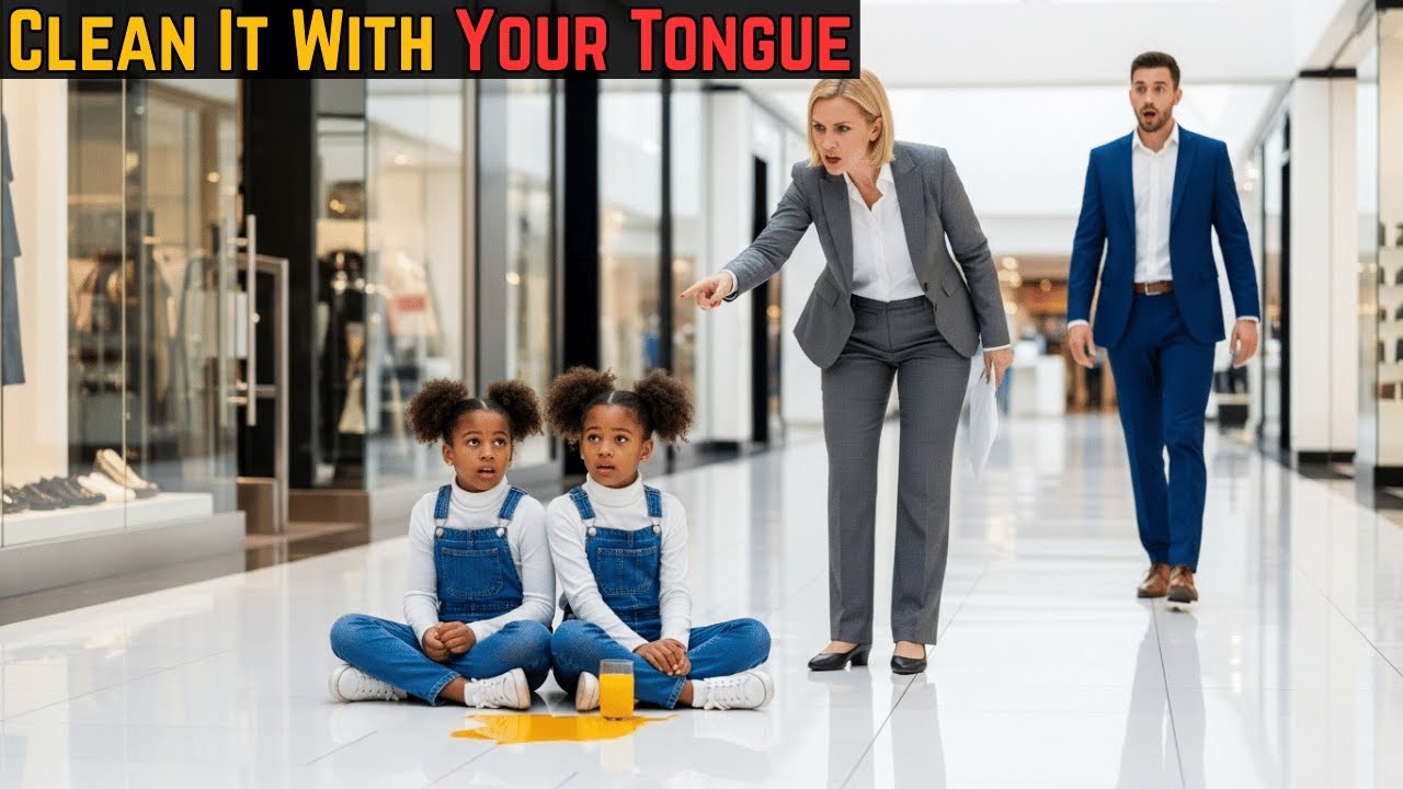 Clean It With Your Tongue” Orders the Manager  , Billionaire Sees Twinsgirl Being Humiliated And Cri