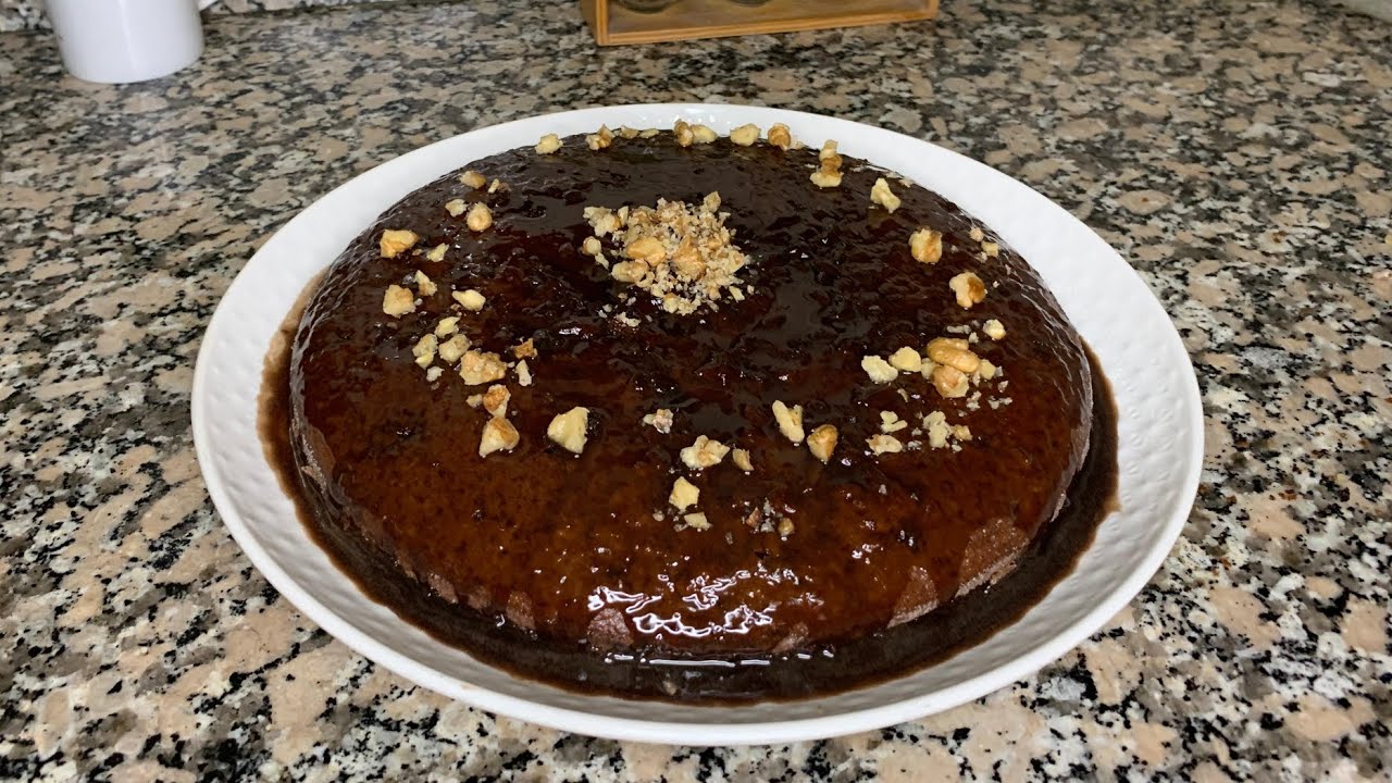🤎 كيكة الكاكاو بالكركاع و صوص شوكولاطة
