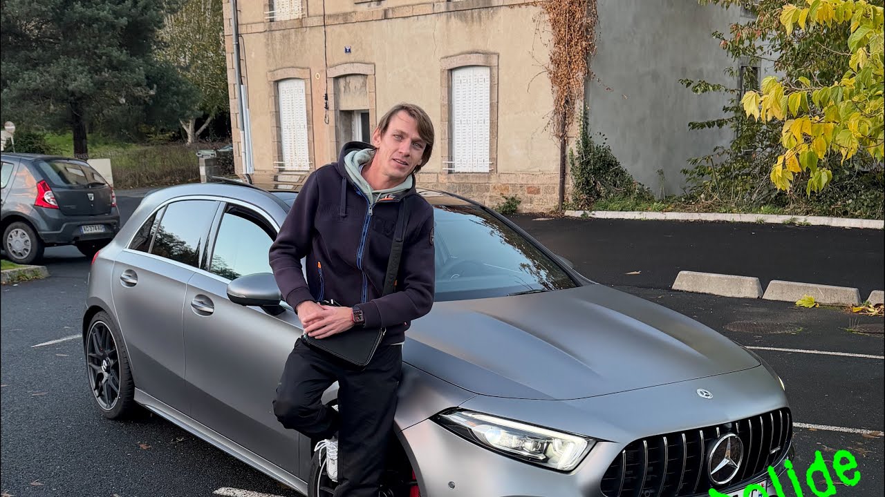 ON TESTE LA MERCEDES TURBO A 45 S 4 MATIC DE 410 CHEVAUX ON FAIT BRÛLER LE TURBO !!!