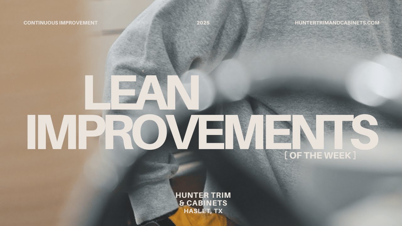 Lean Improvements 10/31/25