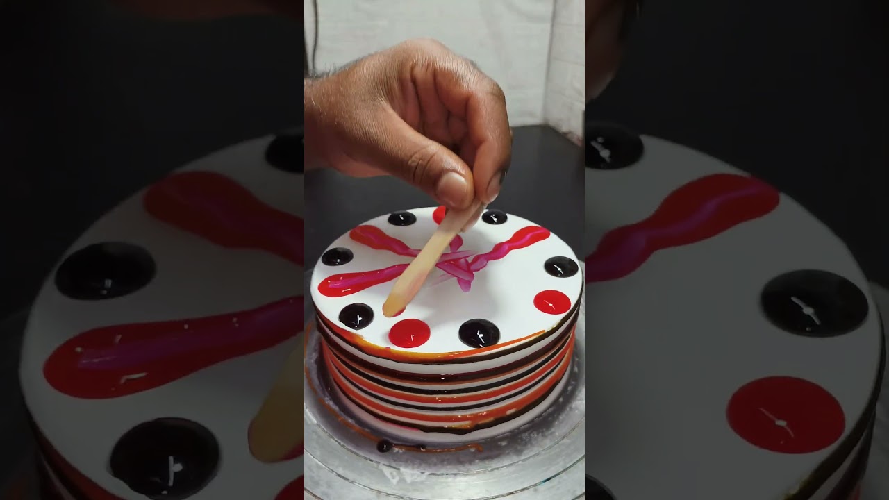Amazing Multi Colour Unique Cake Design Satisfying #shortsfeed #viral #trending #feed #explore #art
