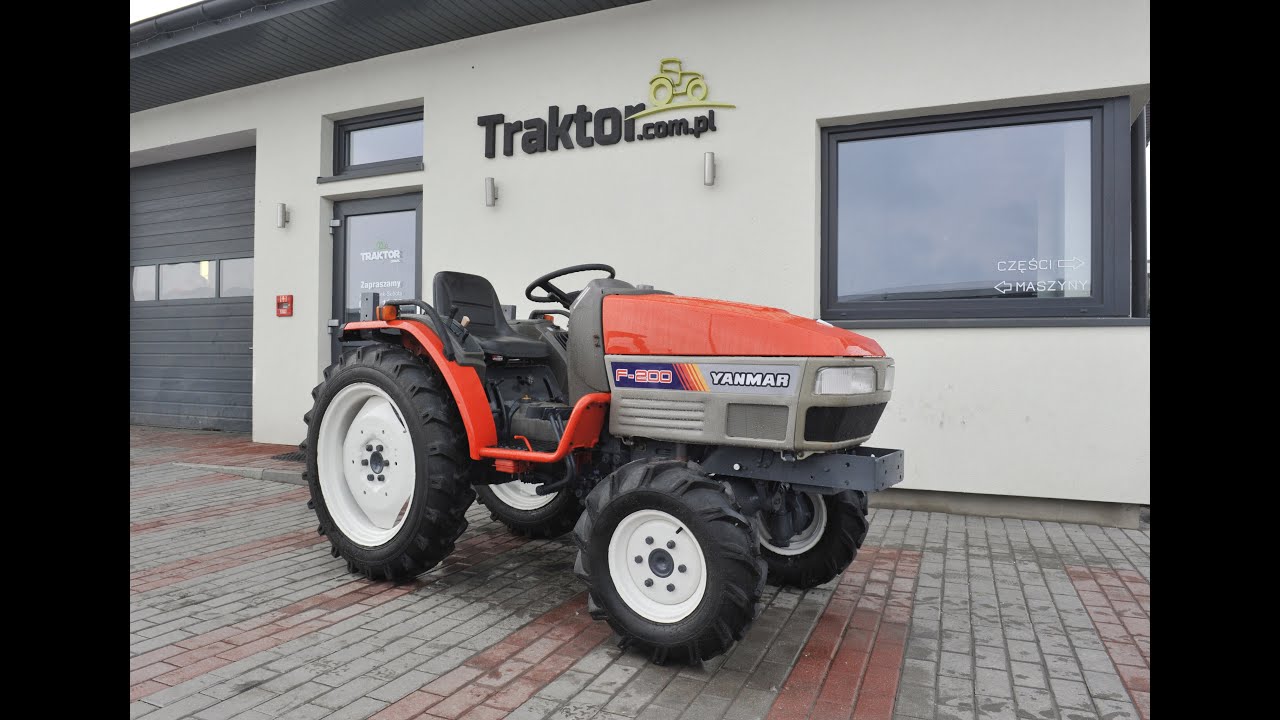 Yanmar F200 4x4 20KM japoński ciągnik traktorek ogrodowy www.TRAKTOR.com.pl