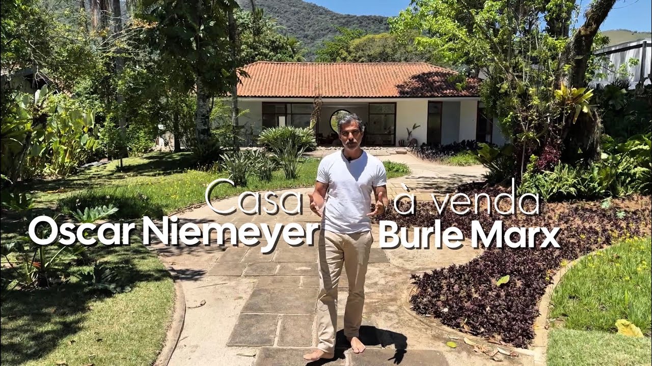 Casa à venda em Ilhabela. Projeto Oscar Niemeyer e paisagismo de Burle Marx. FRENTE PARA O MAR.