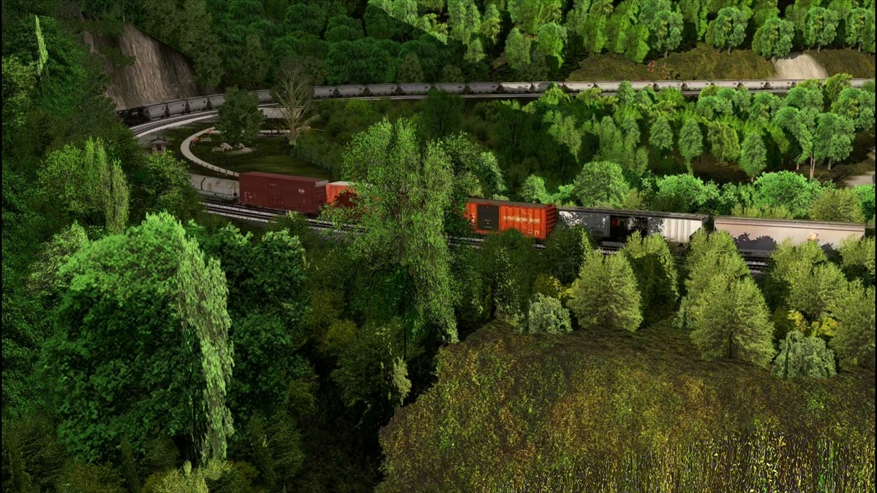Trainz 2022: Horseshoe curve