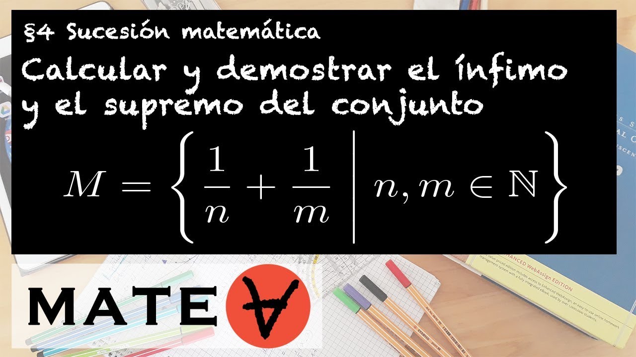 Ínfimo, supremo, mínimo y máximo de un conjunto Ejercicio2