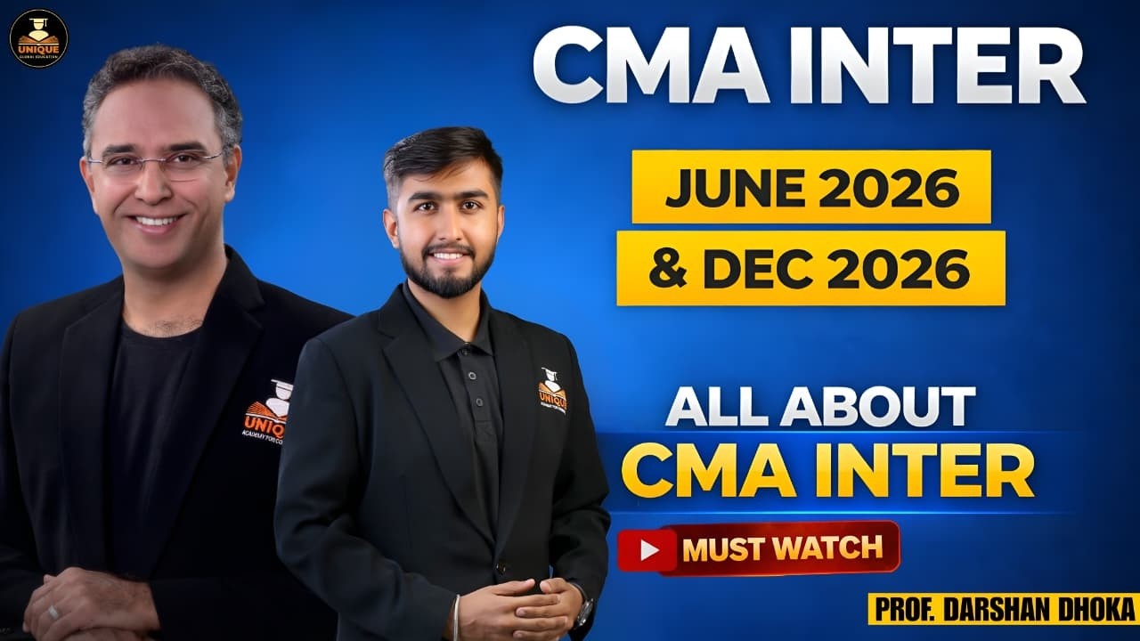 CMA Inter June 2026 & Dec 2026 | All about CMA Inter