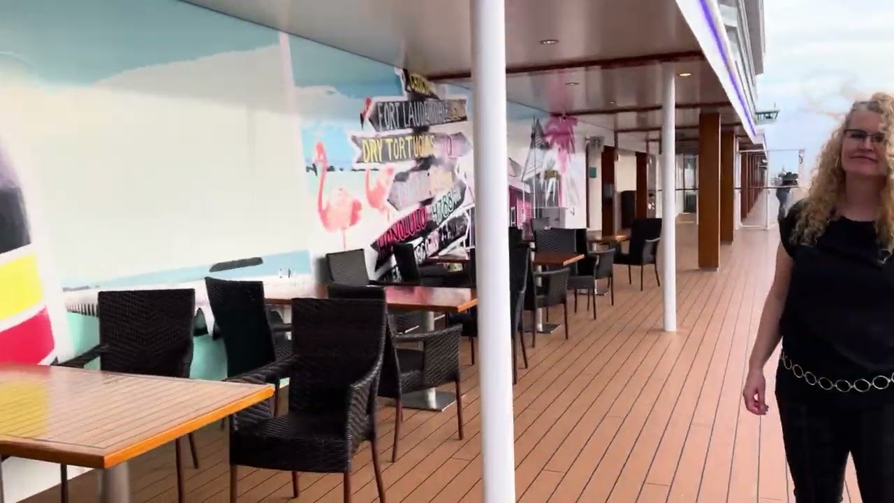 Norwegian Getaway Deck 8 Waterfront Tour