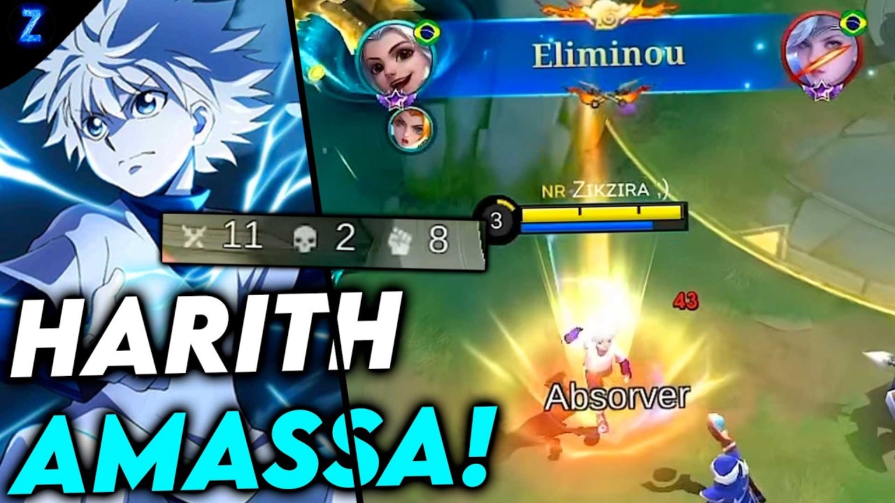 O PODER DE UM ASSASSINO EM UM MAGO! - HARITH GAMEPLAY | Mobile Legends