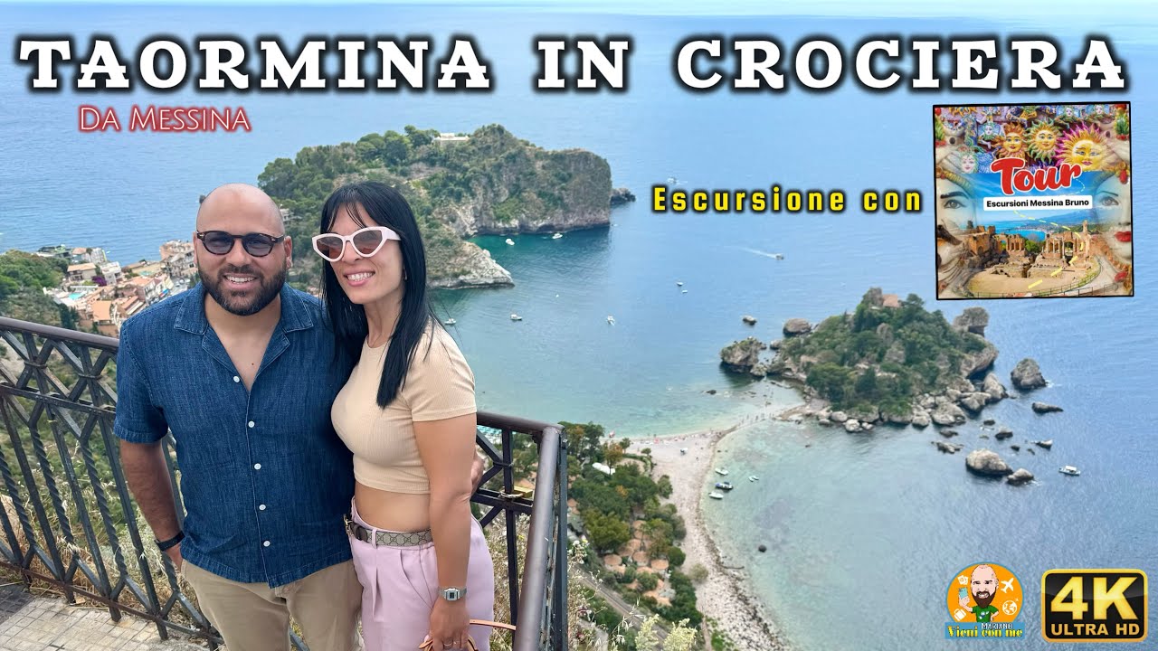 TAORMINA IN CROCIERA 🛳️ da Messina - Escursione con &ldquo;Escursioni Messina Bruno&ldquo; (Vlog 2025)