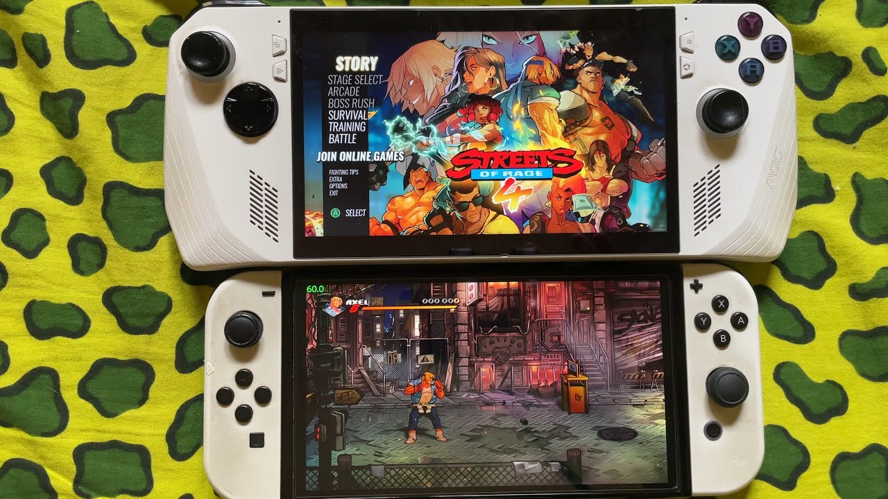 Streets of Rage 4 - Nintendo Switch 60 fps | Asus Rog Ally
