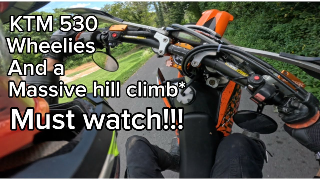 KTM 530 Massive hill climb on a Dualsport!!!