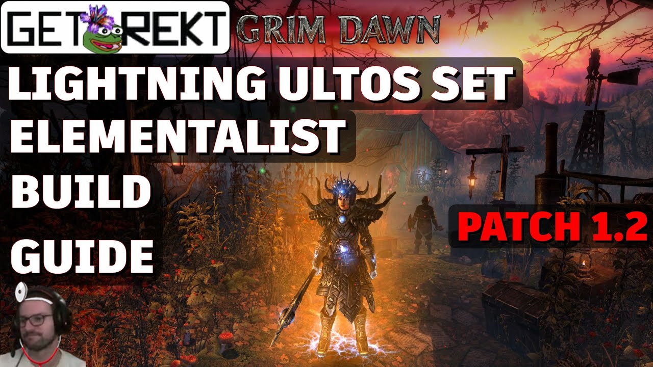 Grim Dawn Build Guide - Ultos Elementalist Lightning Primal Strike & Savagery [HC] [Patch 1.2]