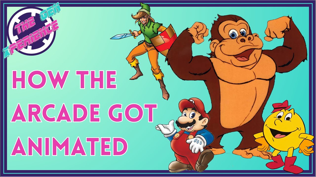 The BEST Video Game CARTOONS from the 80s | 80s Saturday Morning Cartoons from the ARCADE You LOVED