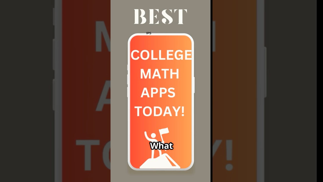 Top Math Apps for College Students TODAY!