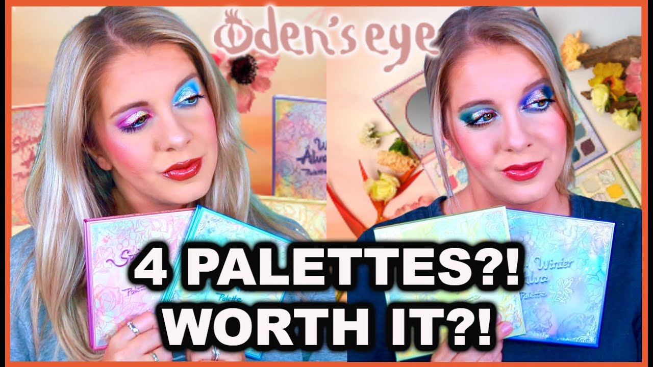 I Tried ALL 4 Palettes from Oden’s Eye Alva Four Seasons Collection… Are They Worth It?!
