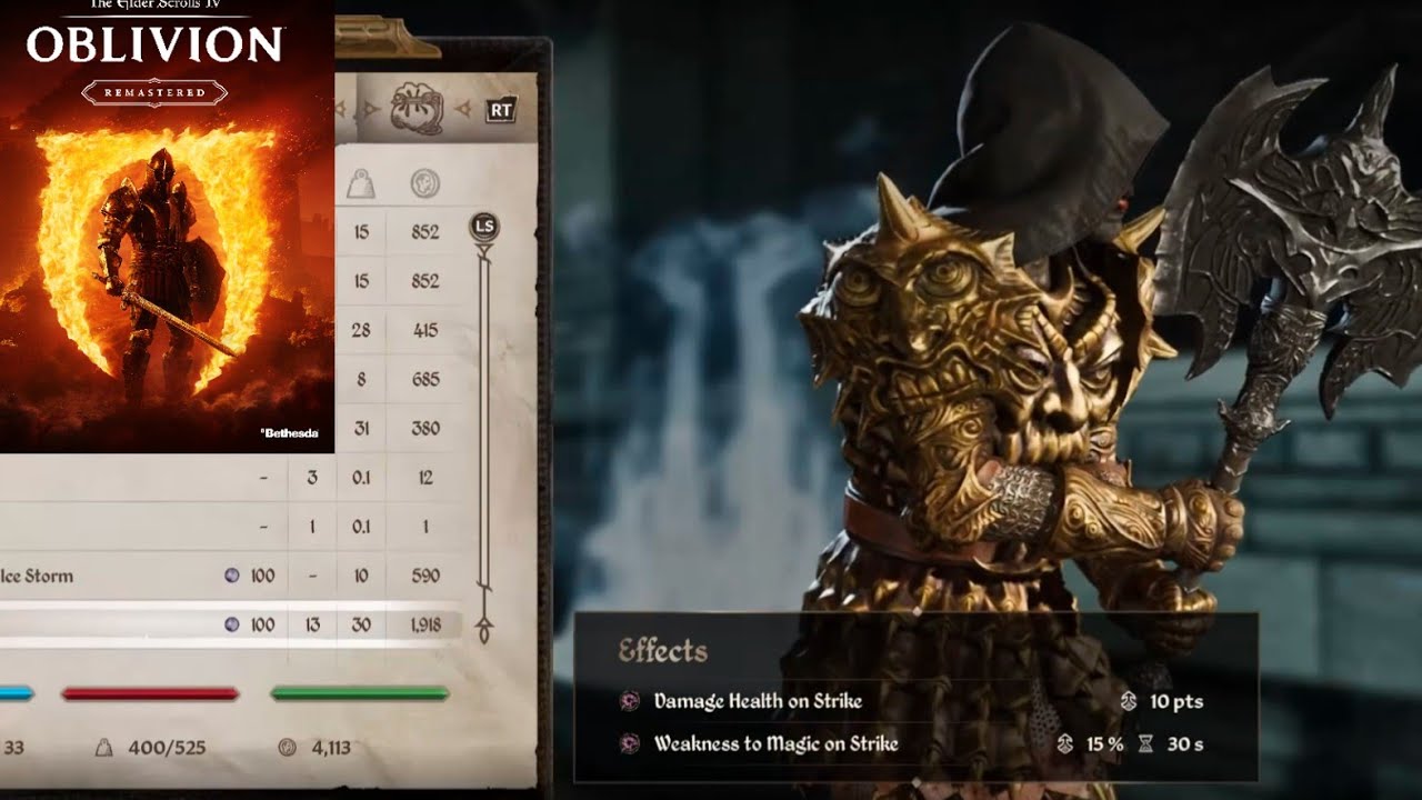 Death Knight Build - Oblivion Remastered
