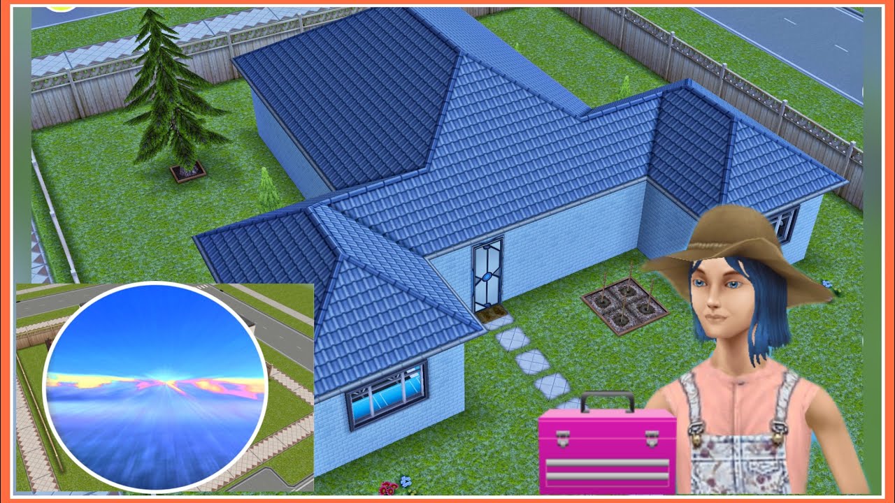 Sims Freeplay ~ Sci Fi House Remodel with Blu