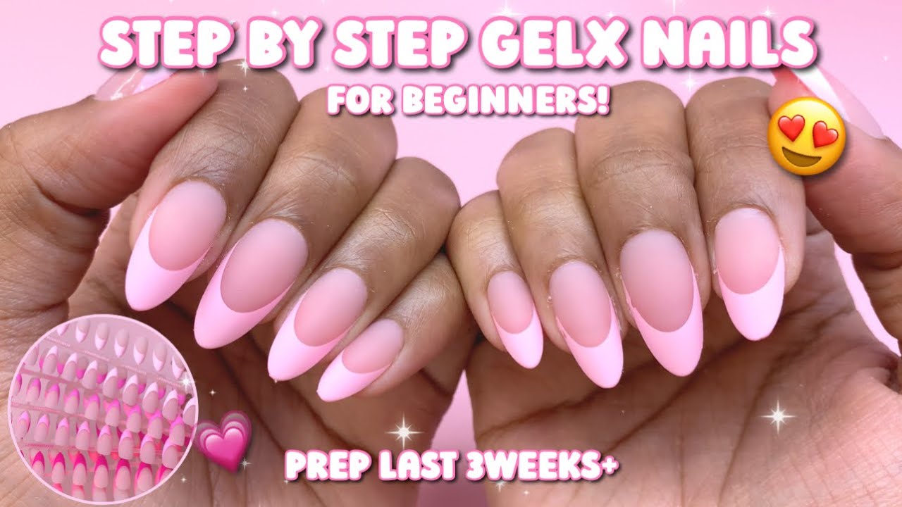 HOW TO PREP AND APPLY BTARTBOX XCOATTIPS GEL NAILS FOR BEGINNERS! 💖 PRE COLORED GEL X NAILS