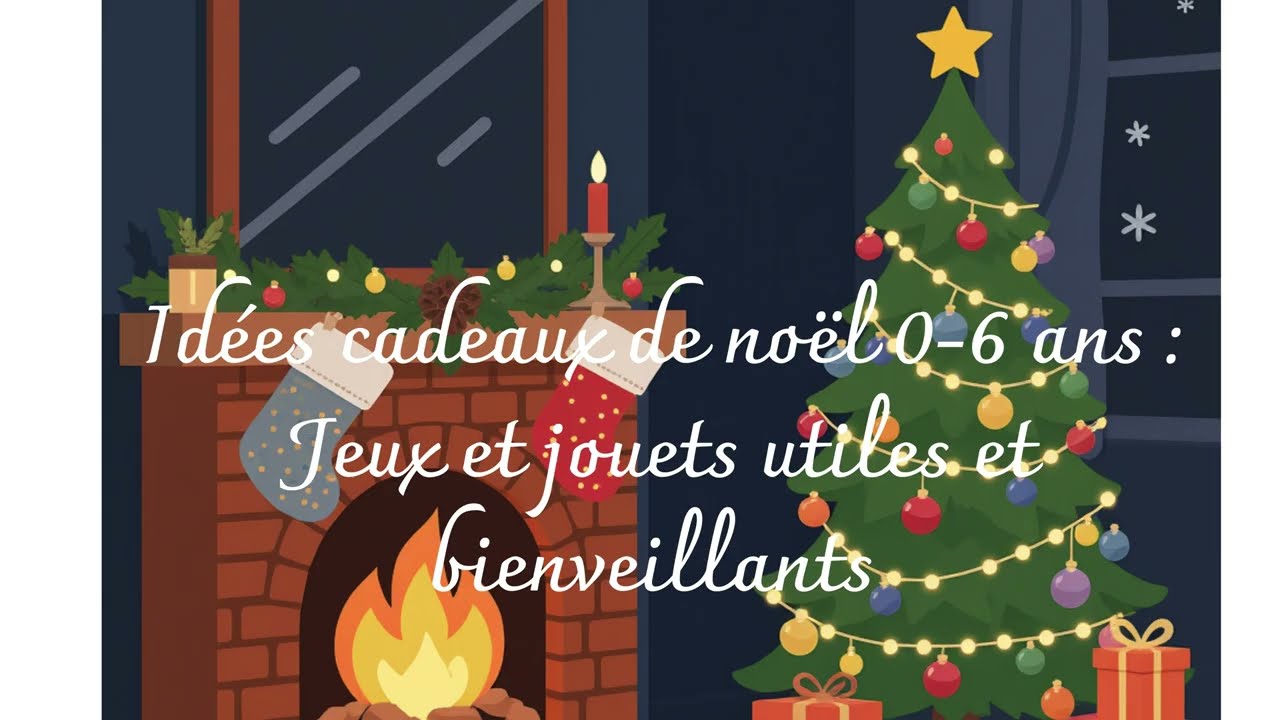 Idées cadeaux de noël  0-6 ans : Jeux et jouets utiles et bienveillants