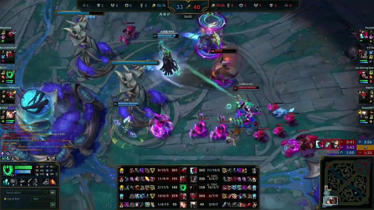Thresh killed Yone