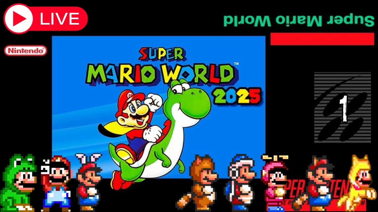 SUPER MARIO WORLD 2025 - Let's go!!! #1 - Horizontal!