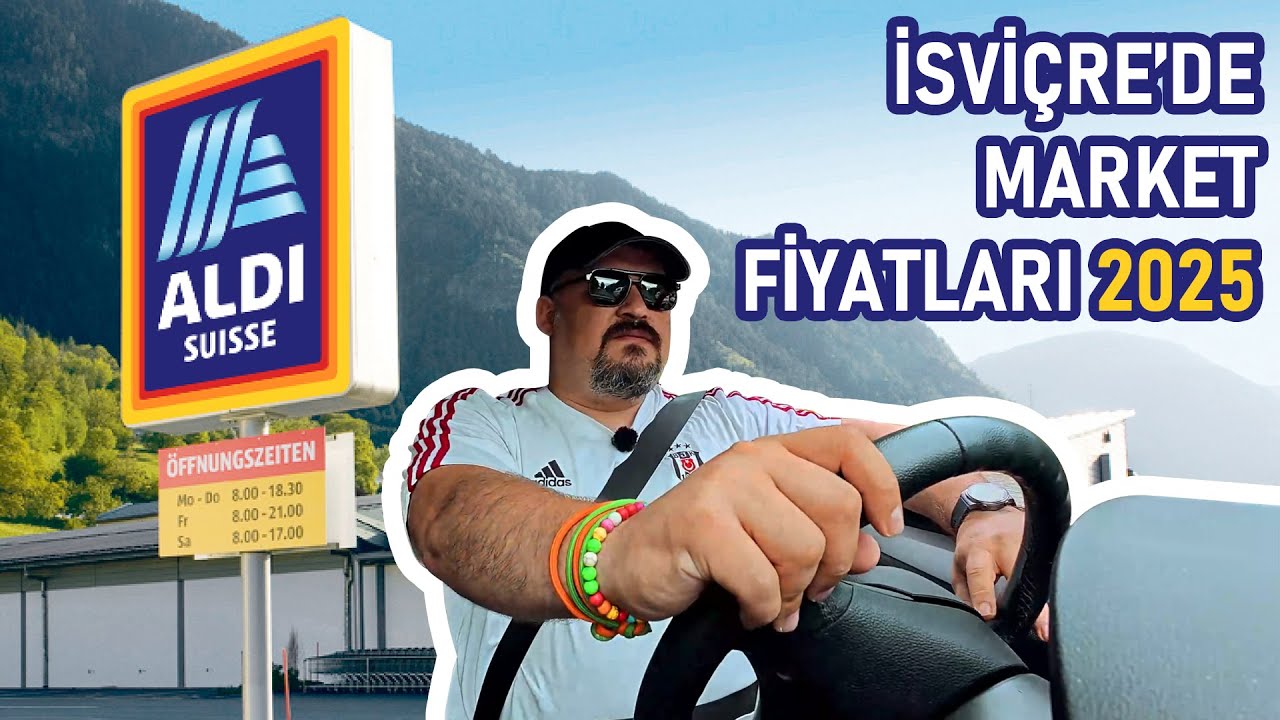 İSVİÇRE'DE MARKET FİYATLARI 2025 | İlk izlenim...