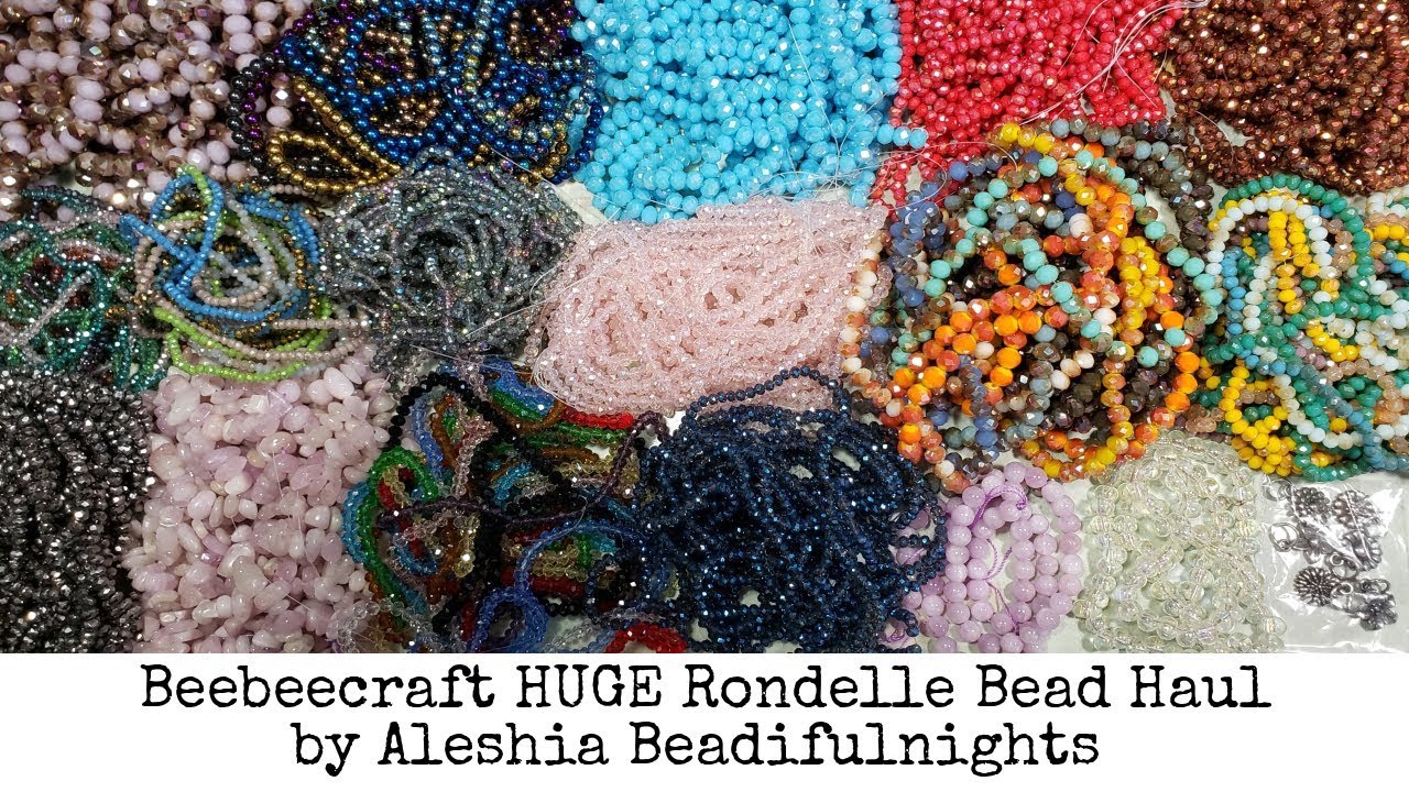 Beebeecraft HUGE Rondelle Bead Haul