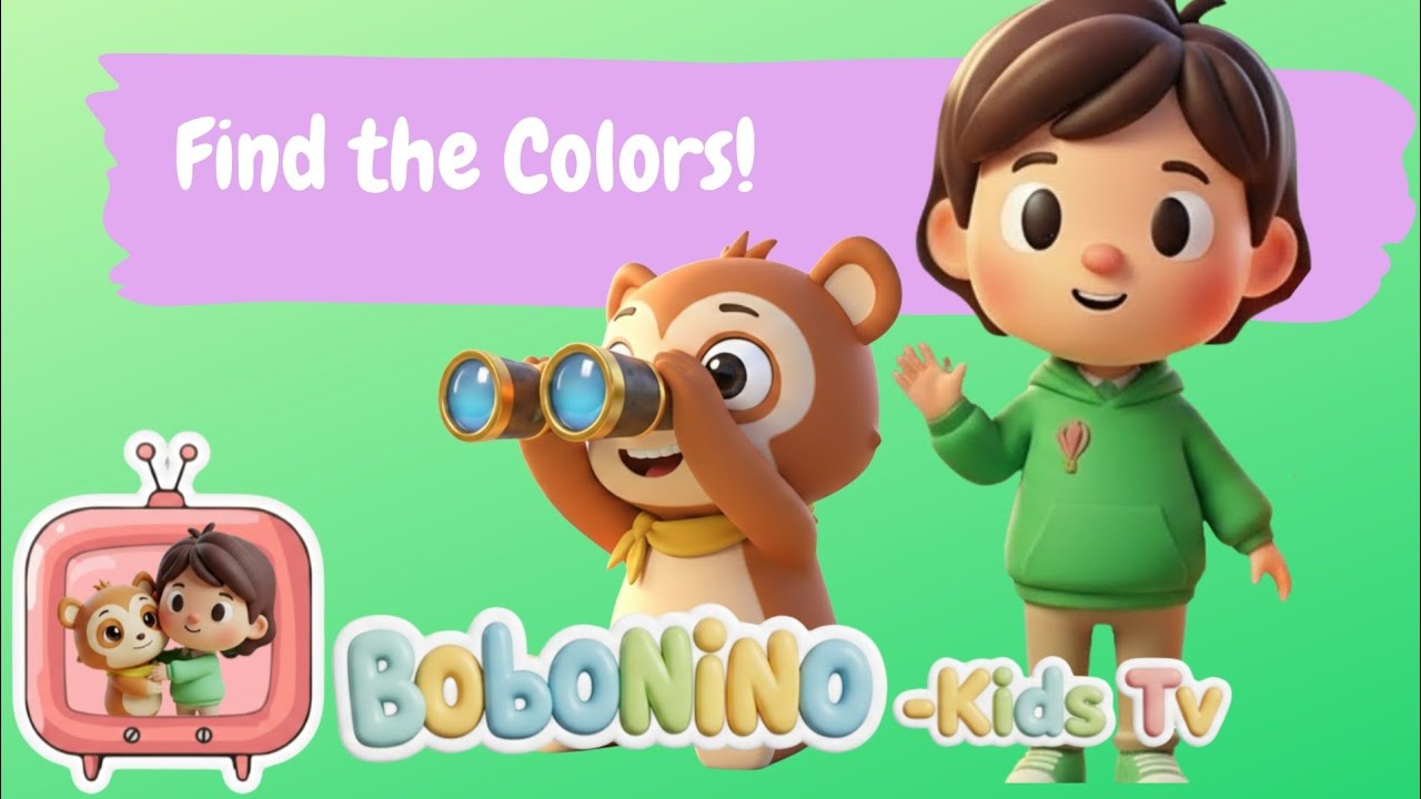 Learn Colors Song [extended!] | Nursery Rhymes | BoboNino Kids-Tv