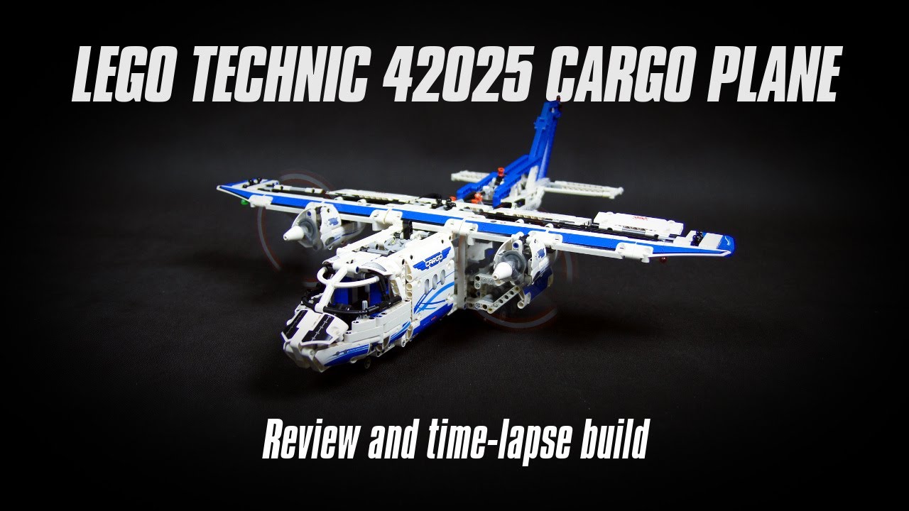 Lego Technic 42025 Cargo Plane Build & Review