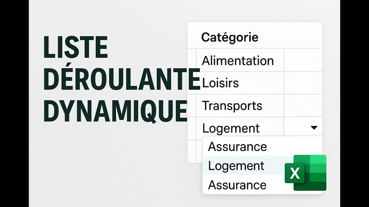 Excel: Liste déroulante dynamique - méthode simple et robuste