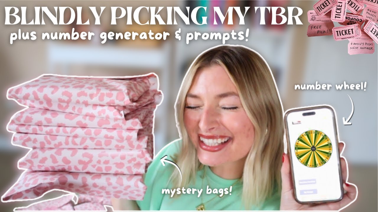 Blindly Picking My TBR!📖🧚|mystery bags, number generator & prompts!