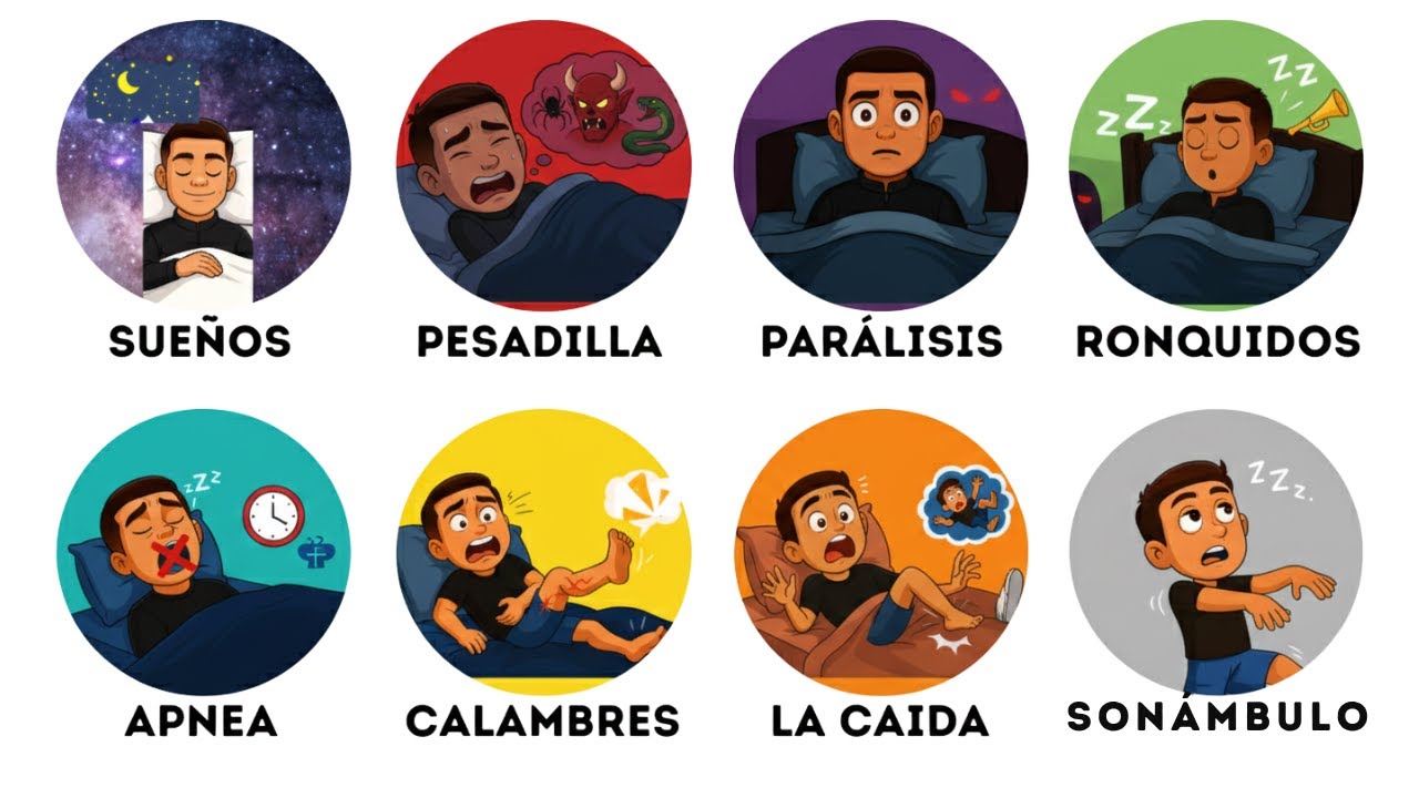 8 ERRORES del CEREBRO al DORMIR que te PASAN TODAS las NOCHES (El 5 es PELIGROSO)
