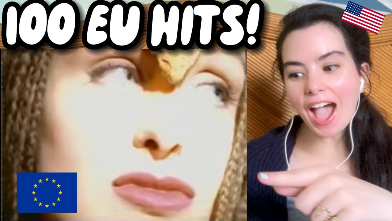 American Girl Reacts to Top 90s European Dance Hits PART 2 : 100 More Hits