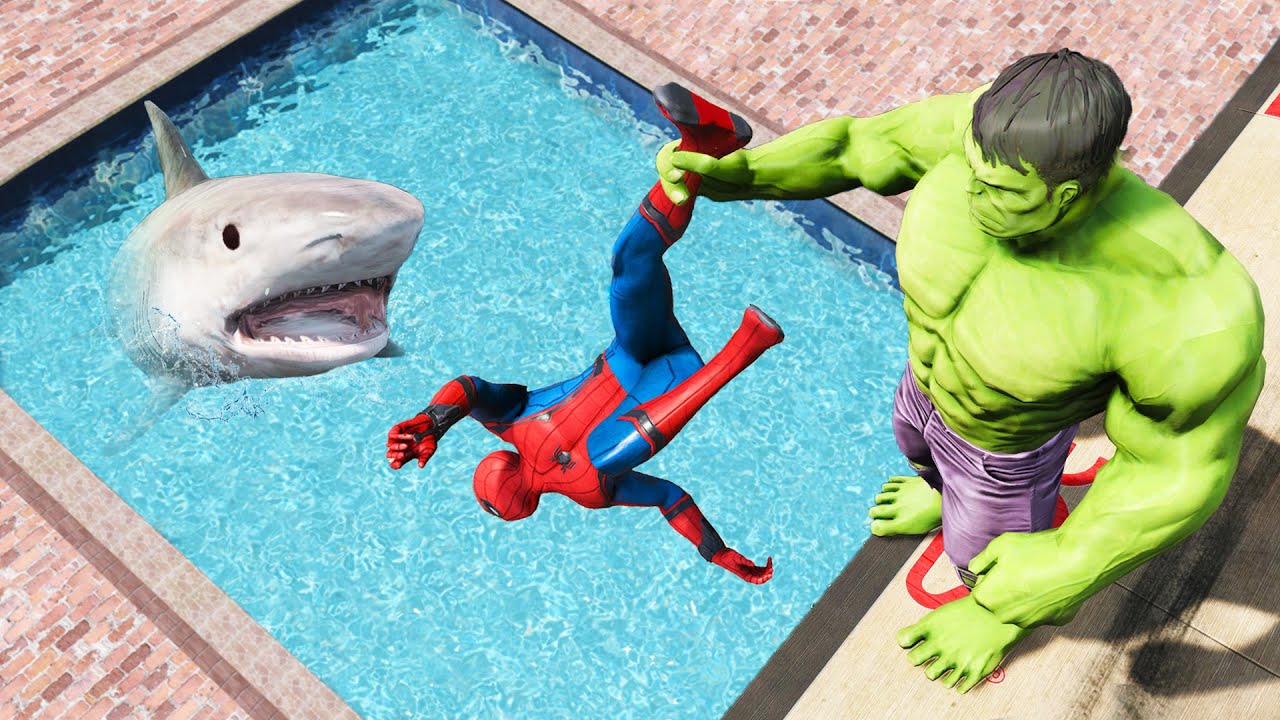 GTA 5 SPIDERMAN vs HULK Epic Ragdolls Ep.28 (Fails & Funny Moments)