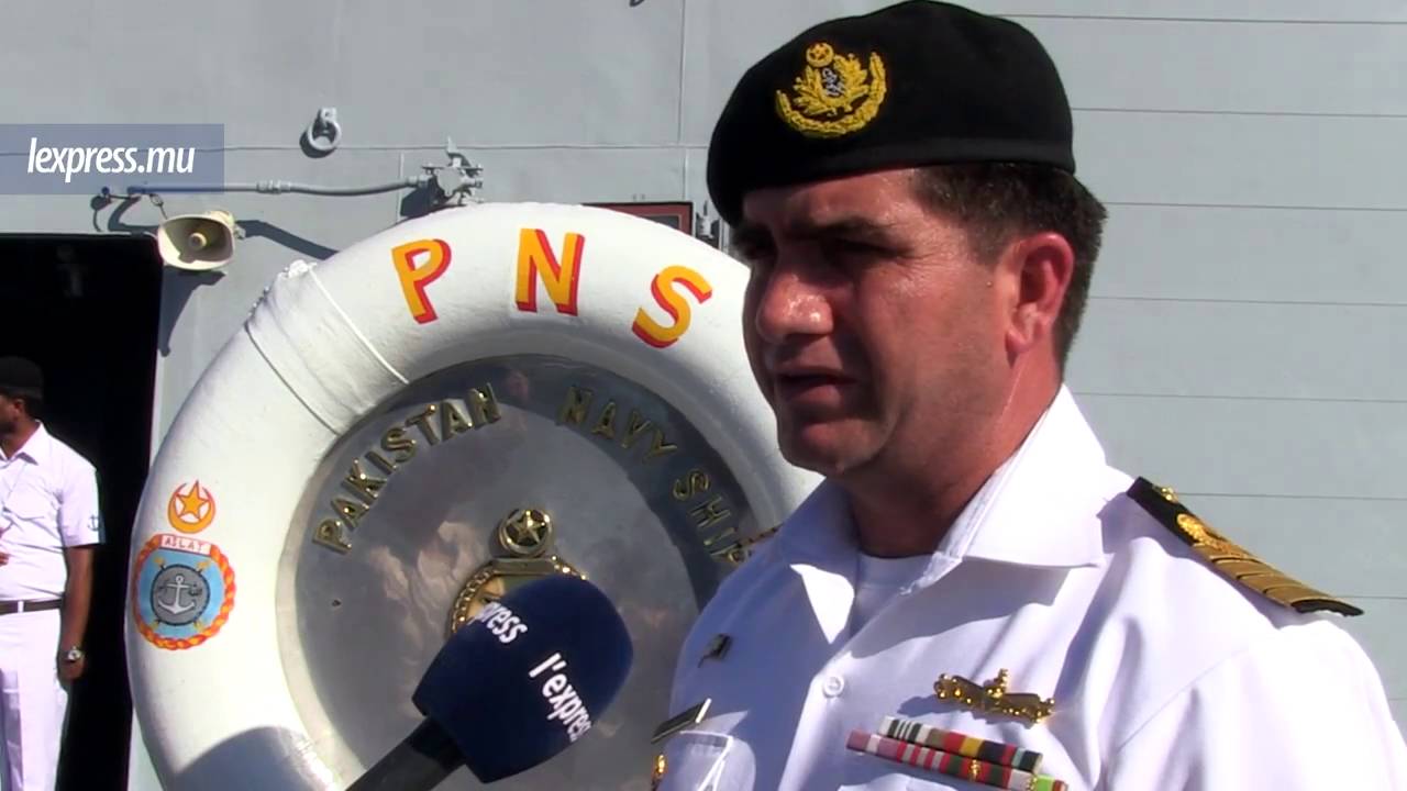 Pakistan Navy ship ASLAT visit Mauritius, Port Lous (2016) Iexpress.mu news channel vedio