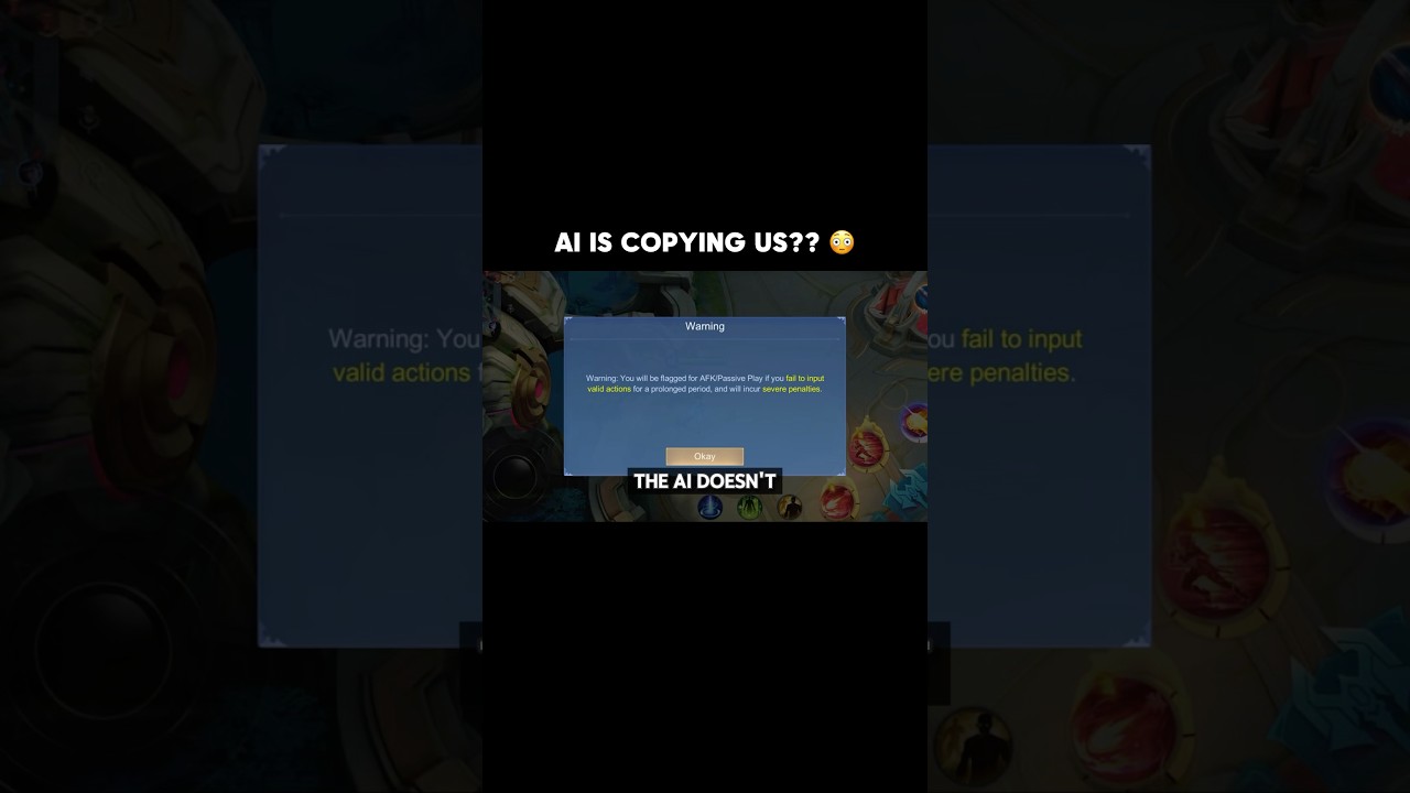 AI IS COPYING US? 😳 #mlbb mobilelegends