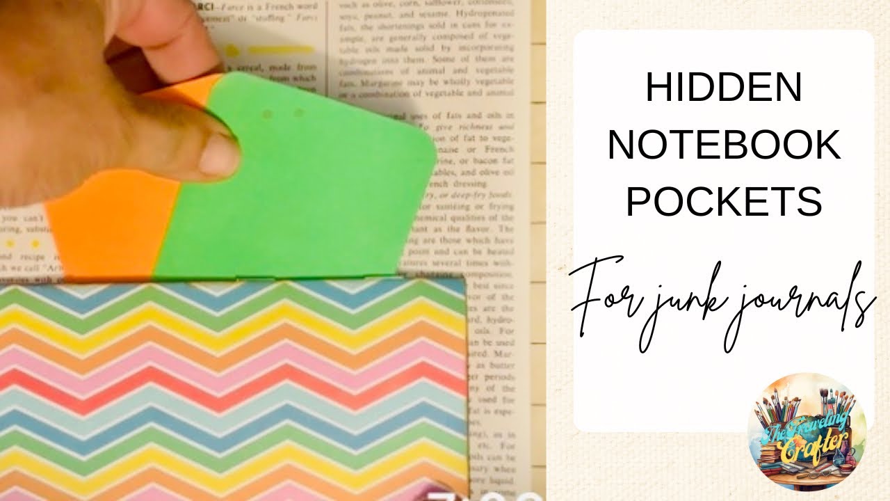 Shhh&hellip; want to hide your journal secrets? Fast & Easy Hidden Notebook Pocket!