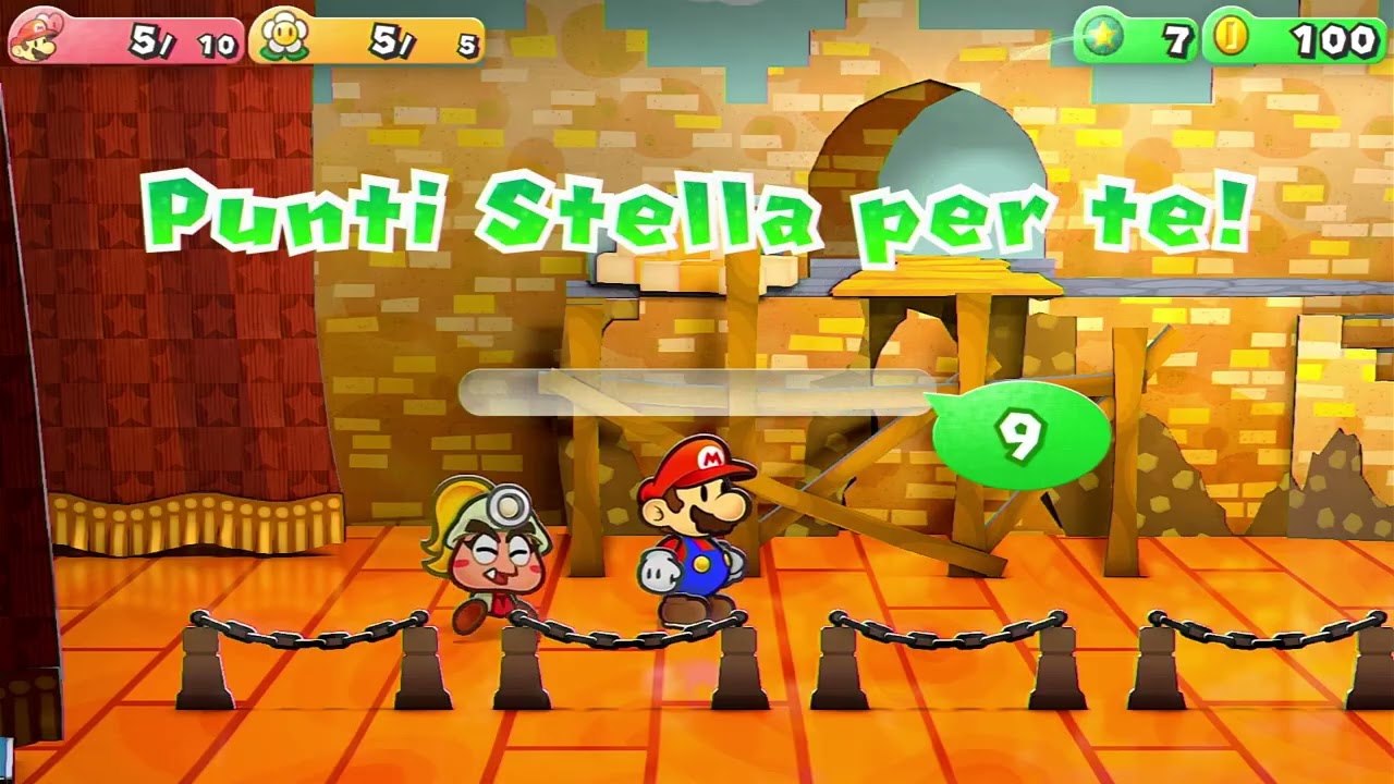 la principessa peache scomparsa chi sà dove e finita: paper mario il portale millenario ep1