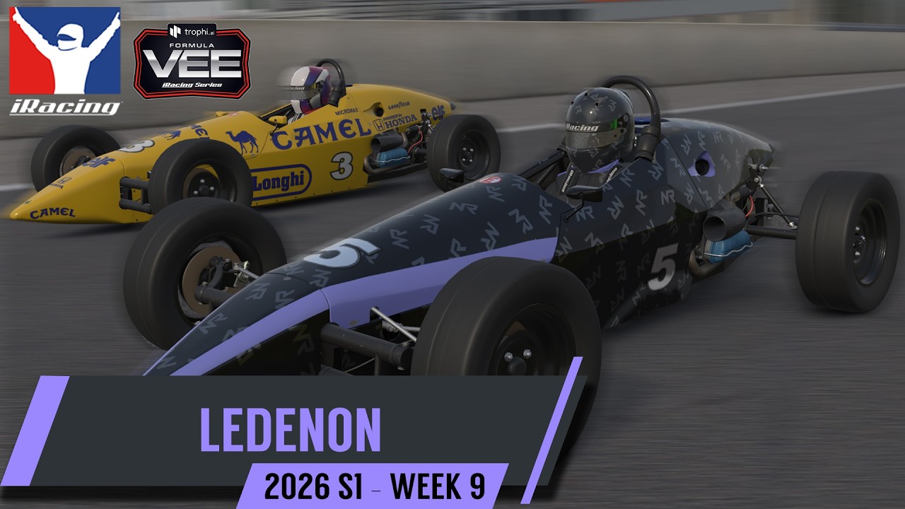 iRacing Season 1 2026, Week 9 | Formula Vee at Ledenon