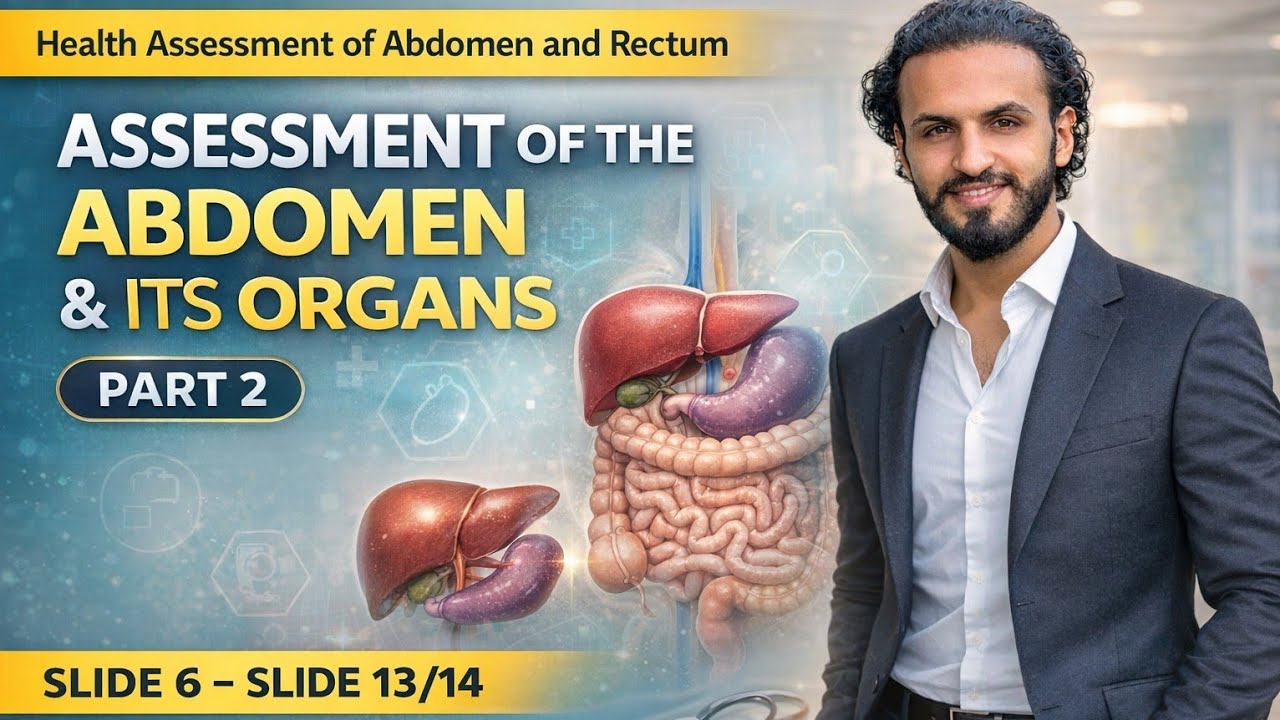 Health Assessment of Abdomen & Organs | Liver & Spleen Examination | Nursing Lecture