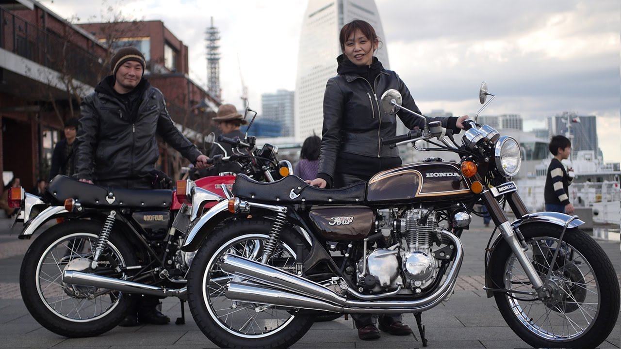 Nostalgicbike.com (A couple's beautiful CB400Four and CB350Four)  |  美しいヨンフォア夫婦