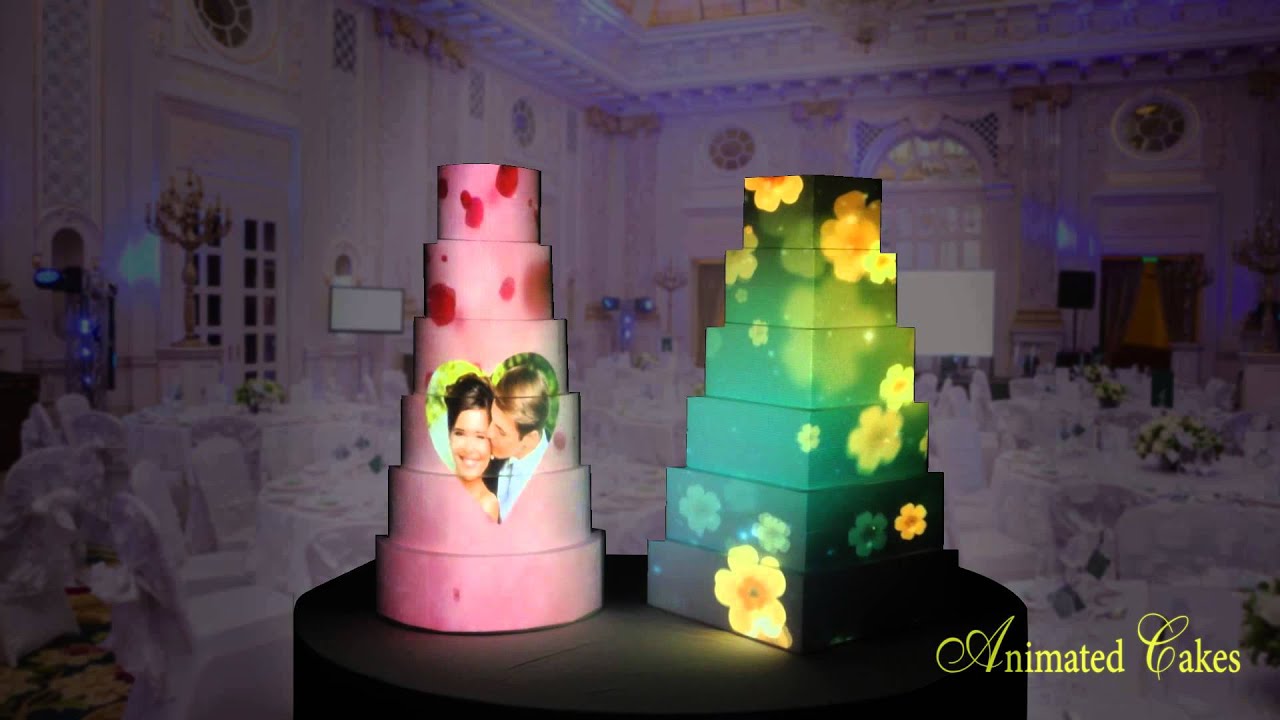 ANIMATED CAKES - Projection Mapping Birthday & Wedding Cakes (2015 Reel)