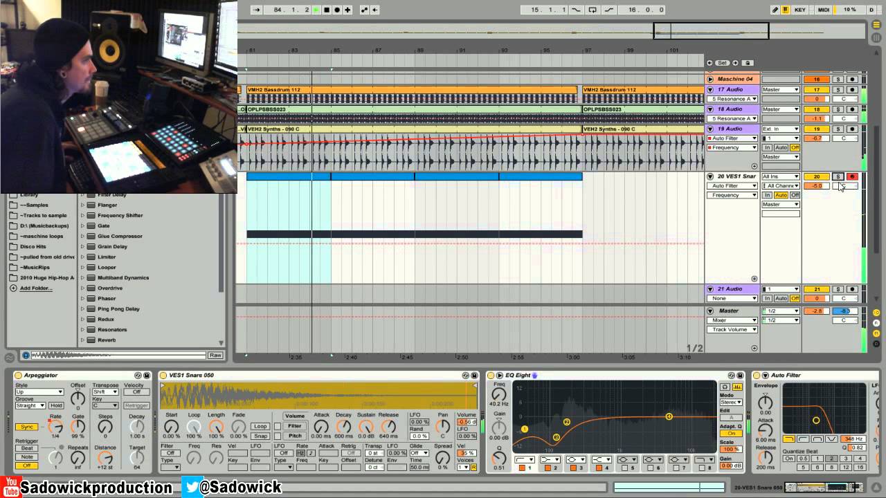 Ableton Live 9 - Easy Snare Roll Effects & Builds