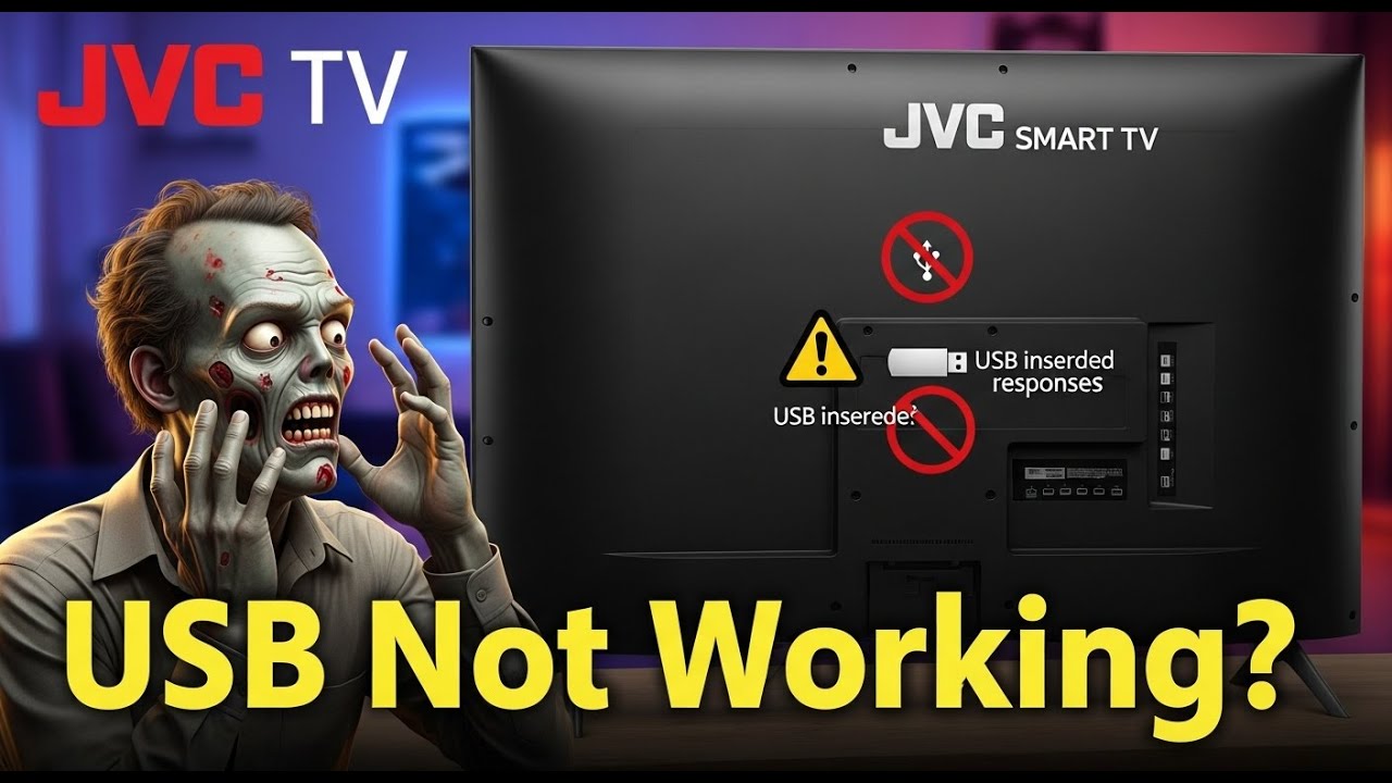 Telewizor JVC Smart TV nie wykrywa dysku USB? Napraw w kilka minut (prosty przewodnik)