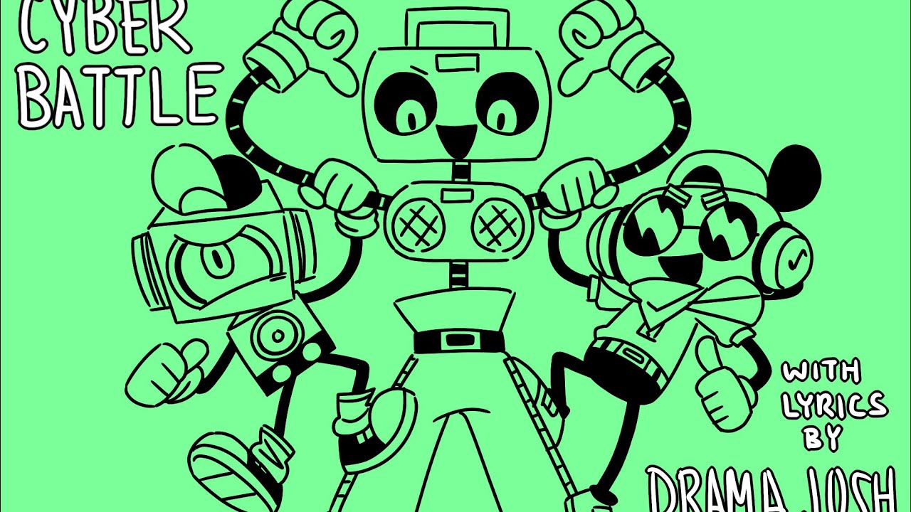 Cyber Battle with lyrics by @DramaJester deltarune animatic !