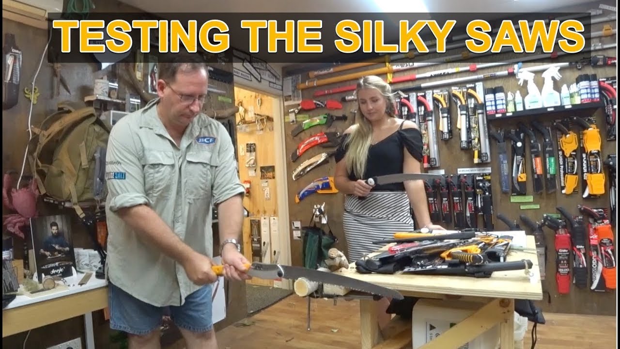 Silky Saw review - Part 2 of 2. Testing the range of saws.