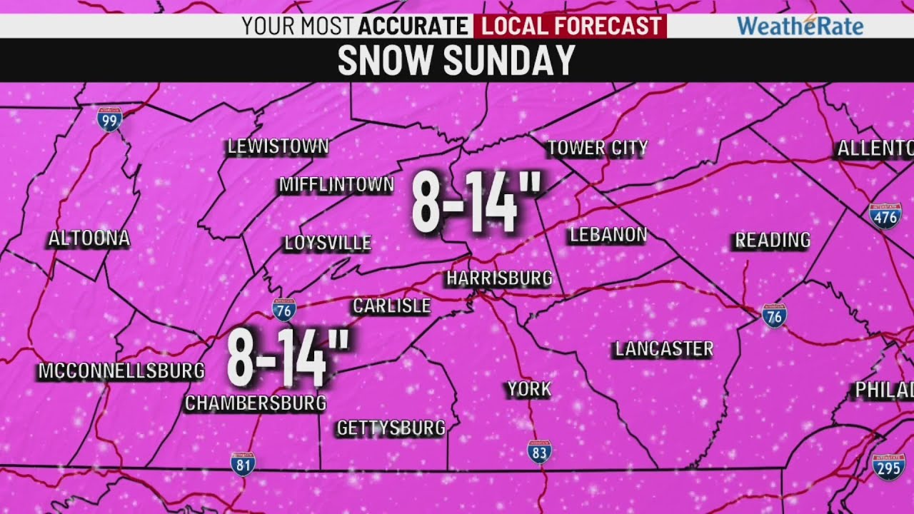 Team coverage of Sunday's winter storm