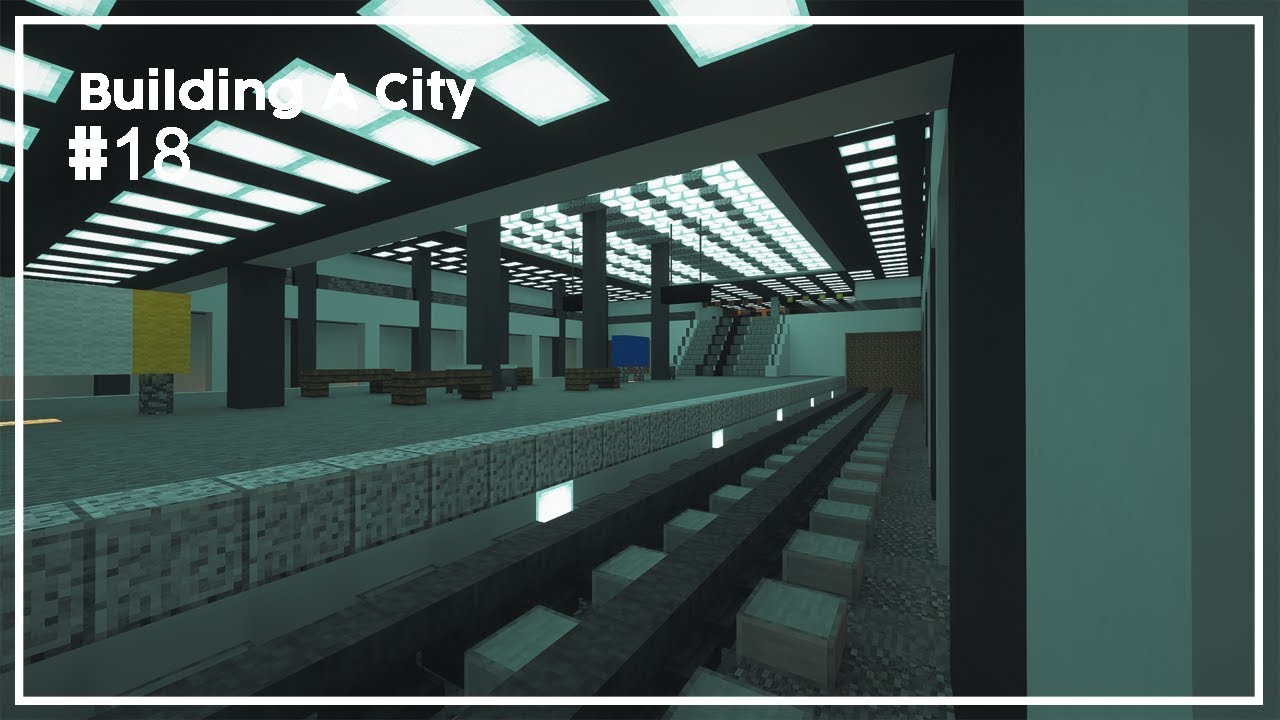 Building A City #18 // Subway Station // Minecraft Timelapse