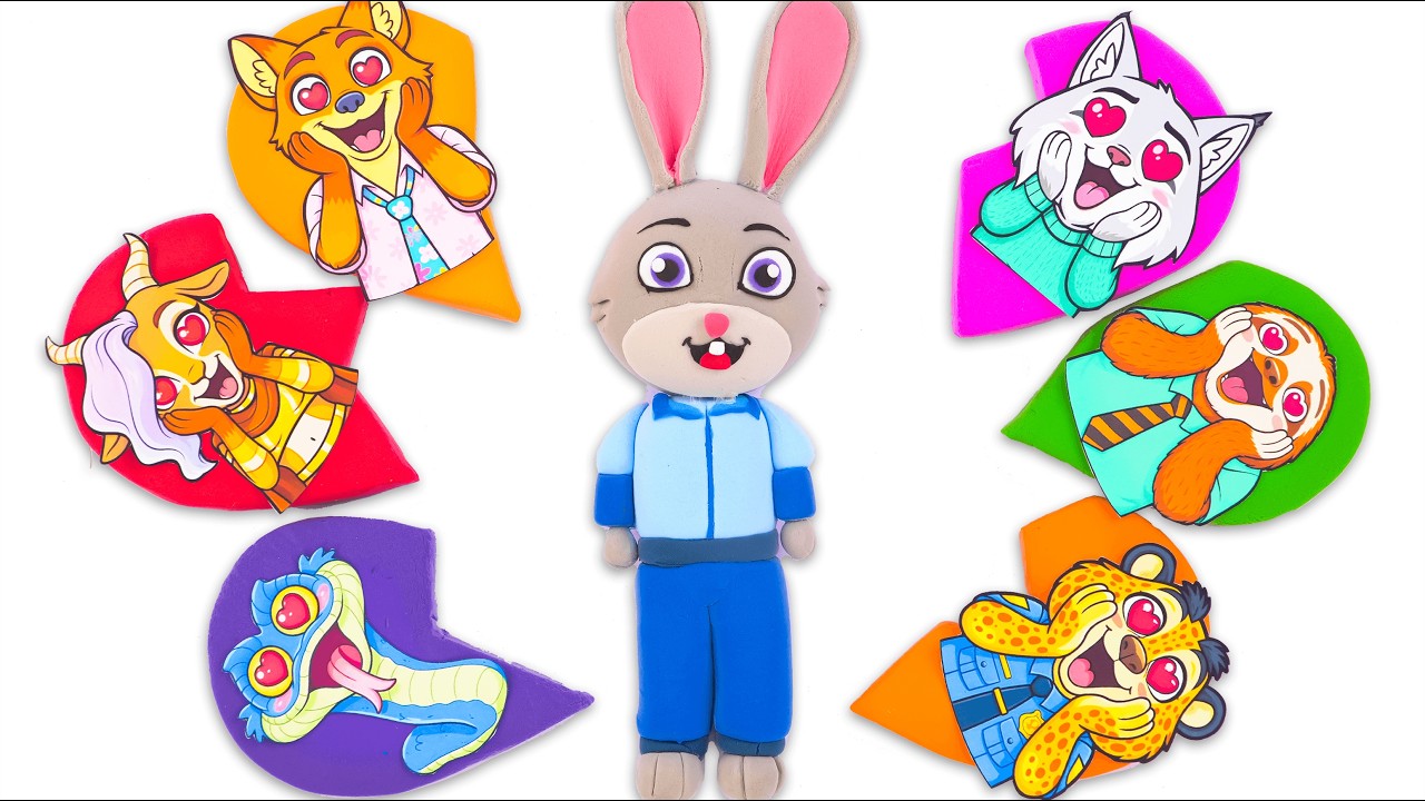 🌈Paper DIY🌈 Cute ZOOTOPIA 2 Candy Blind Bag Unboxing! 🦊🐰 | ASMR